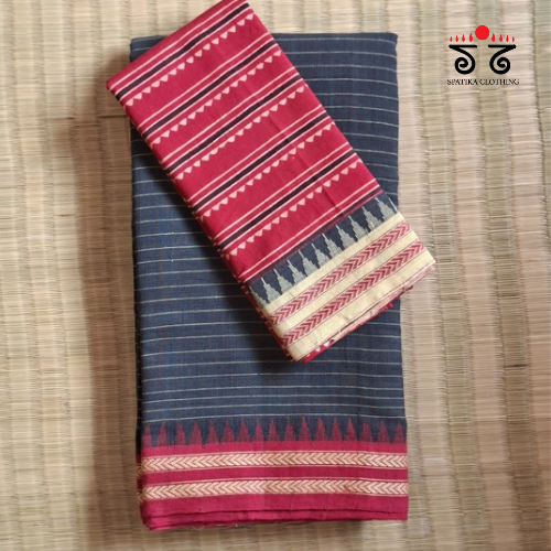 Ponduru Handspun Cotton Saree - With Special Blouse