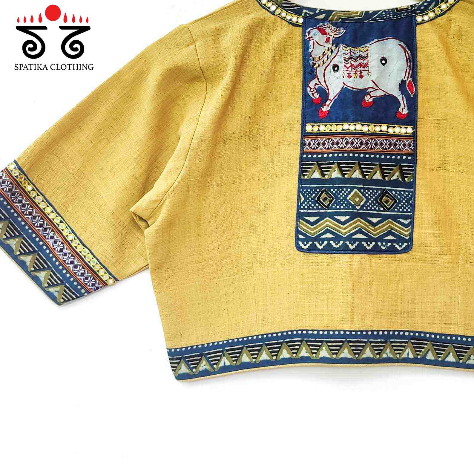 The Pichwai Patchwork Blouse