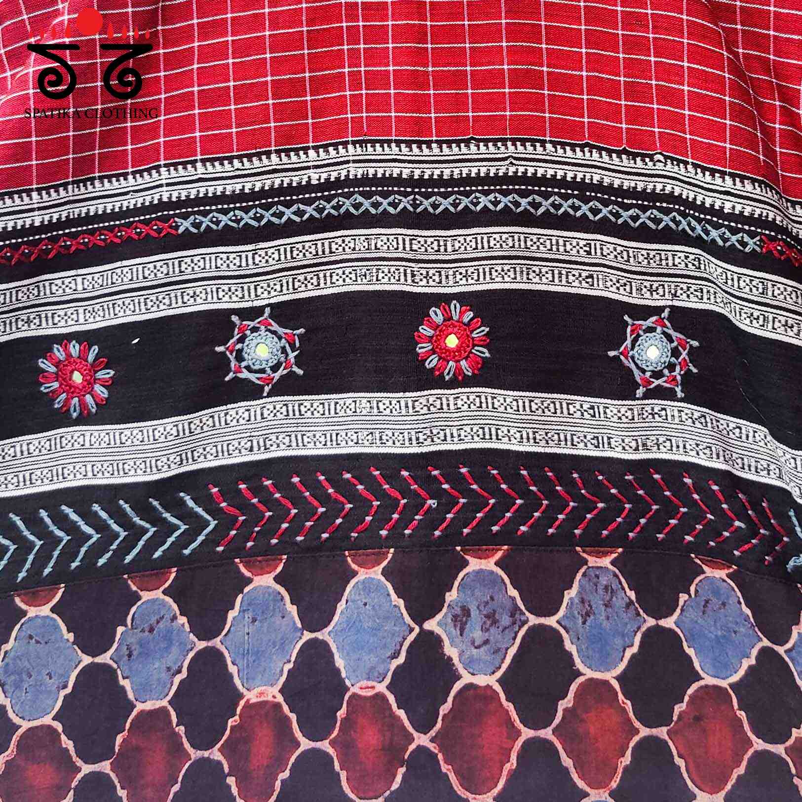 Ajrak Lambani-Handcrafted Blouse - New!