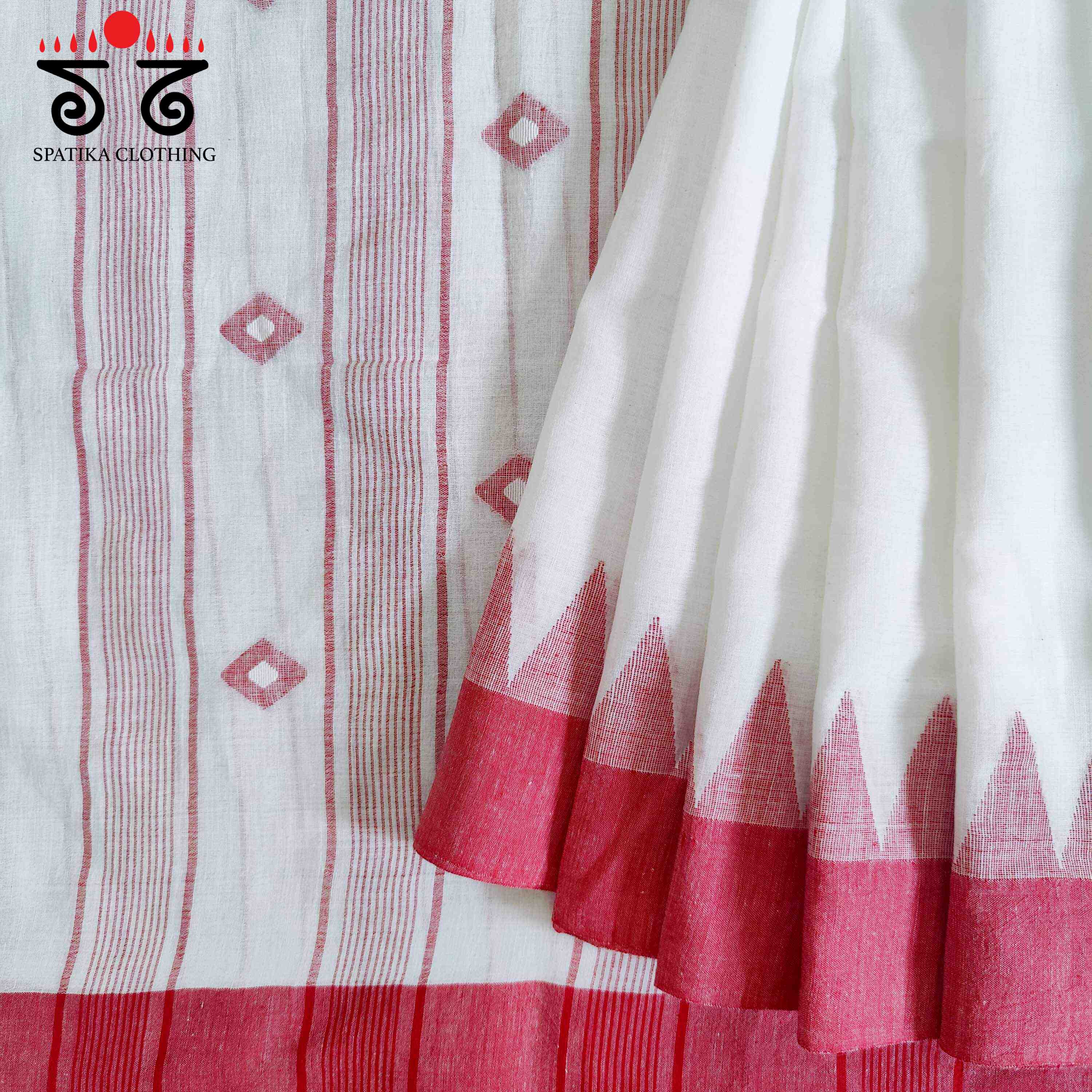 Jamdhani Bengal Cotton Saree