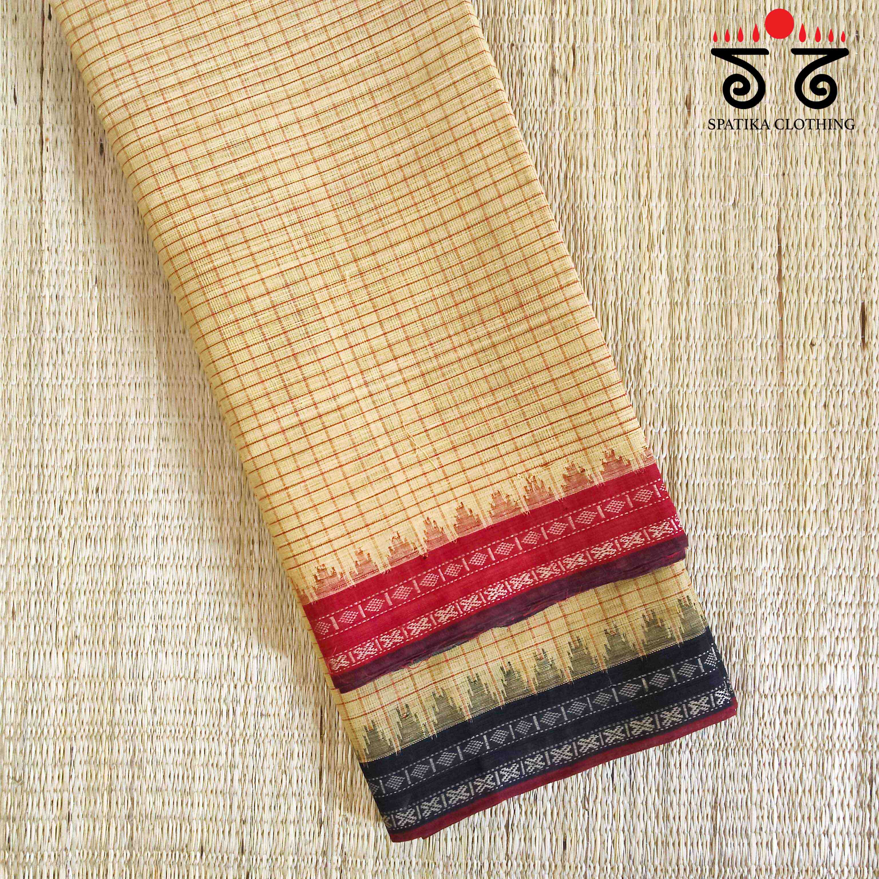Ponduru Handspun Cotton Saree