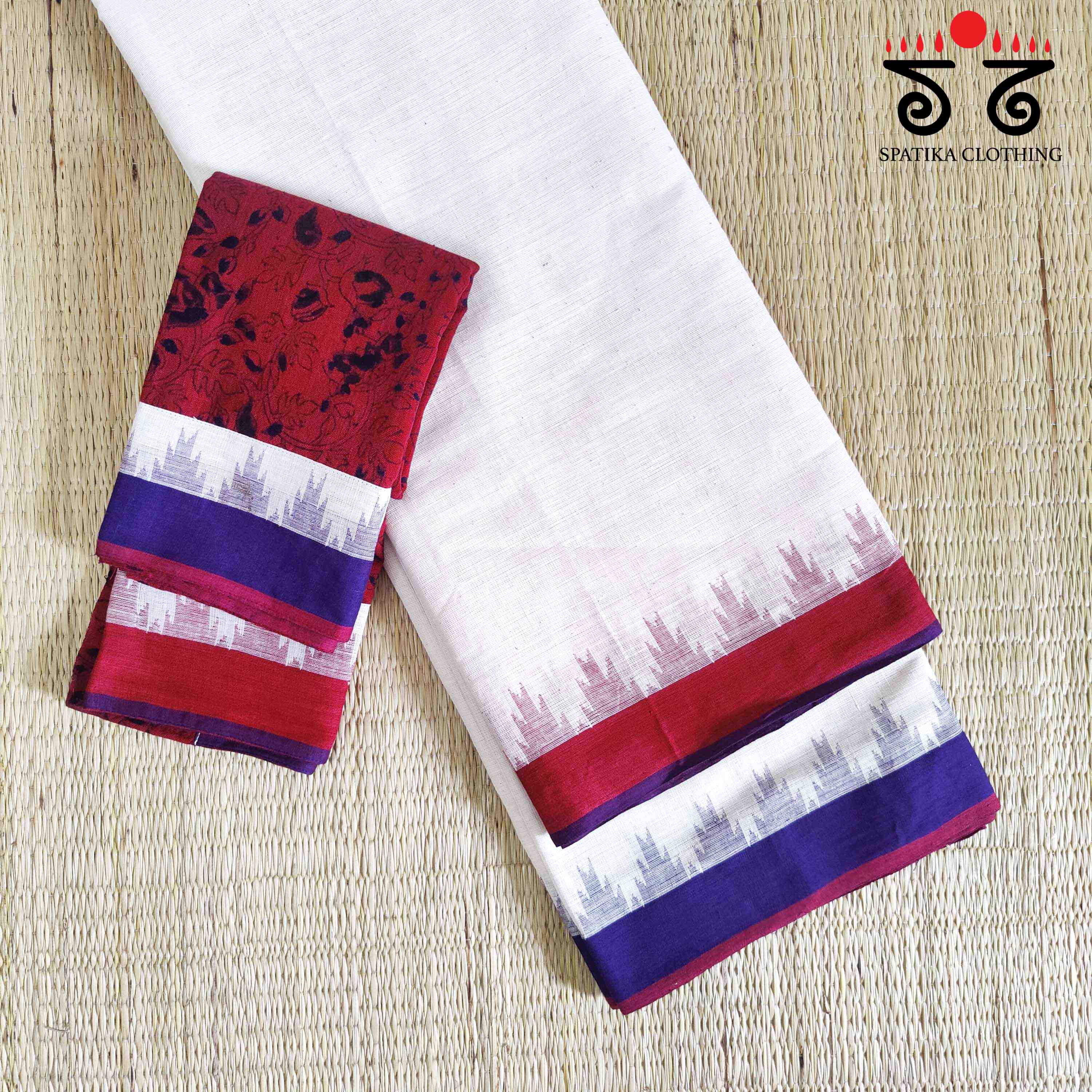 Ponduru Handspun Cotton Saree