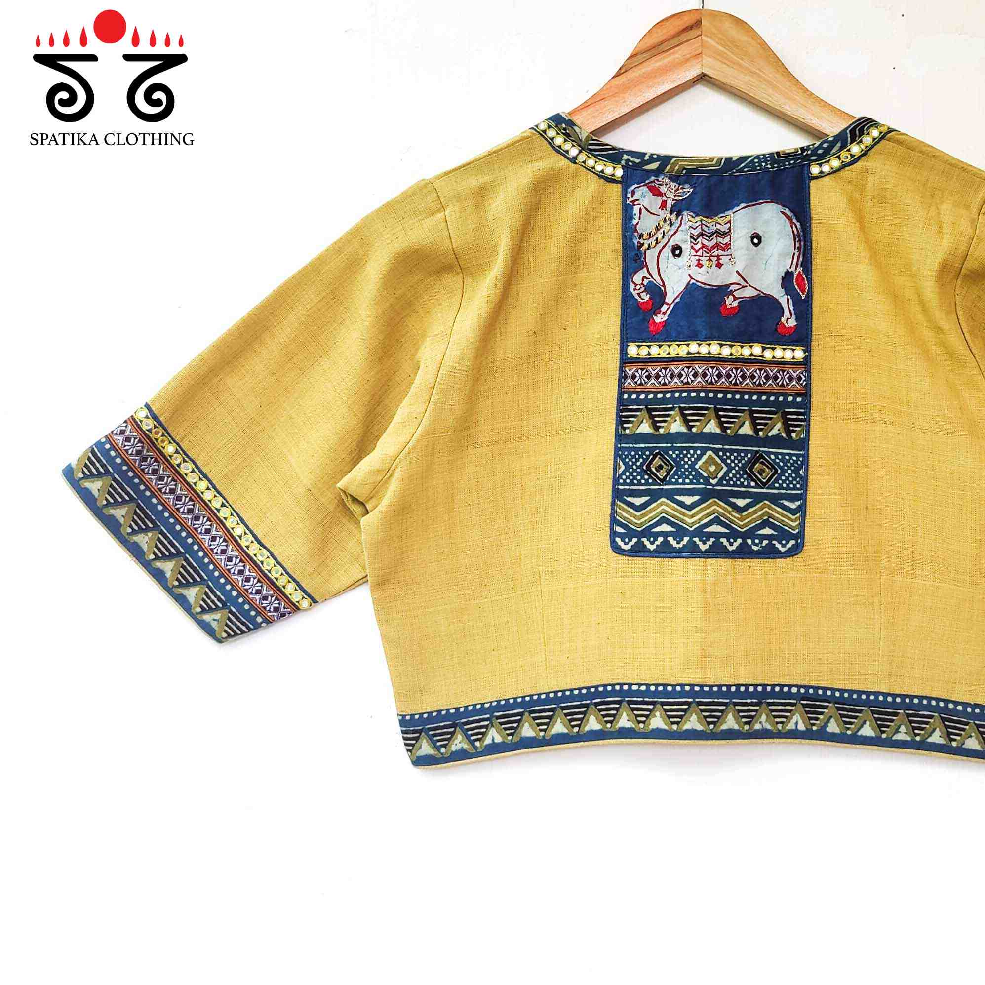 The Pichwai Patchwork Blouse