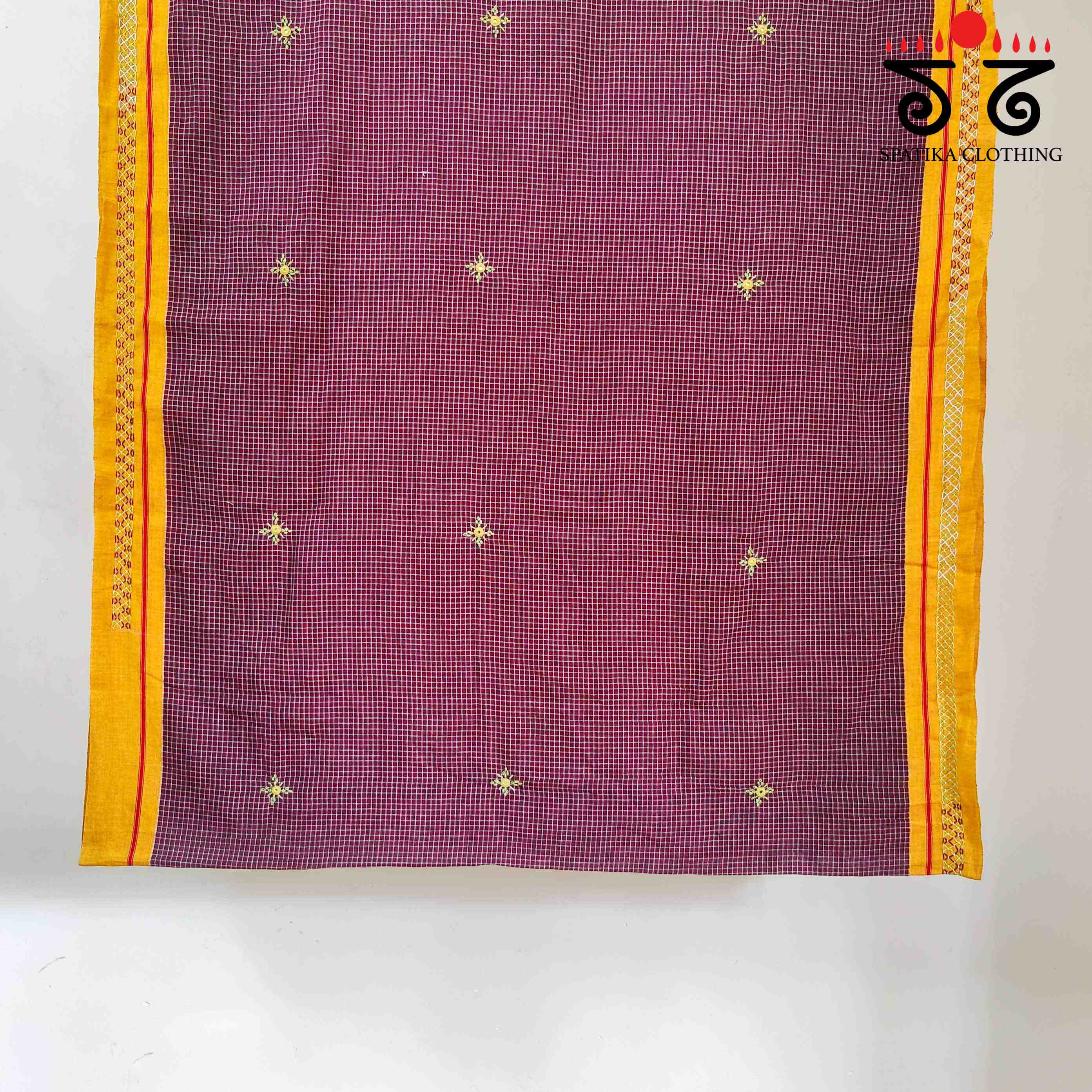 Lambani Handembroidery Patteda Anchu Saree
