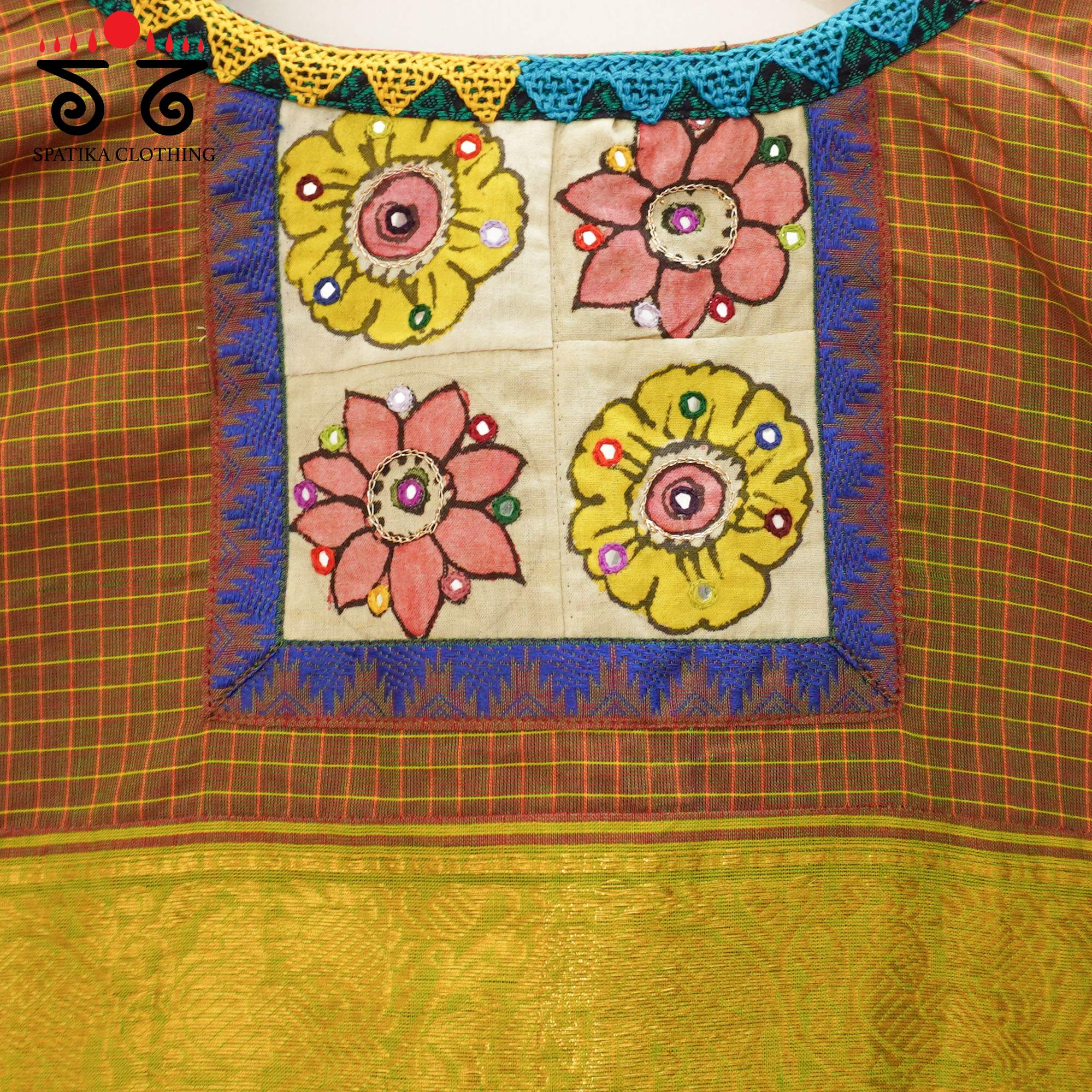 Peacock Green Chettinad - Pen Kalamkari Blouse