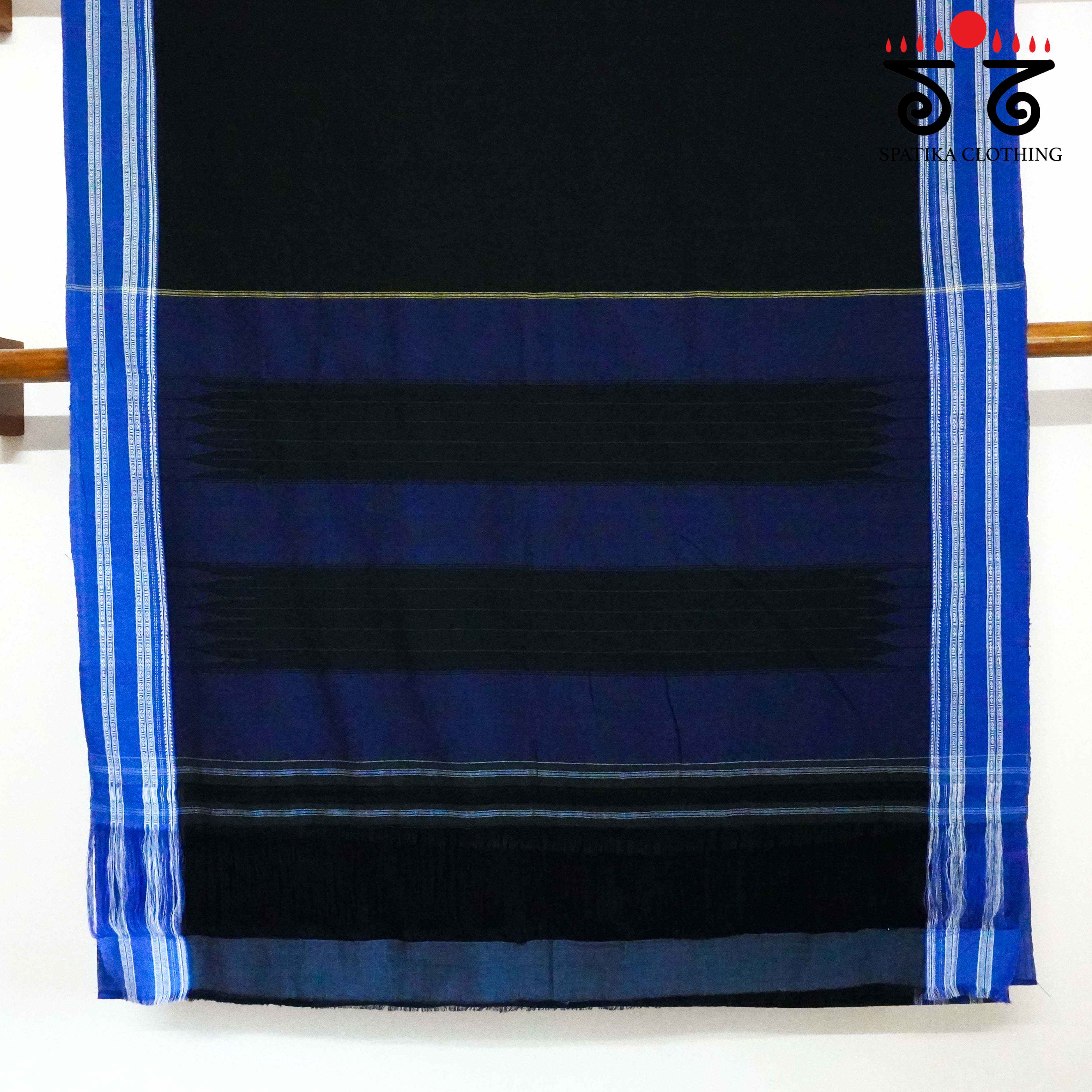 Ilkal Handwoven Cotton Saree - Pen Kalamkari Blouse