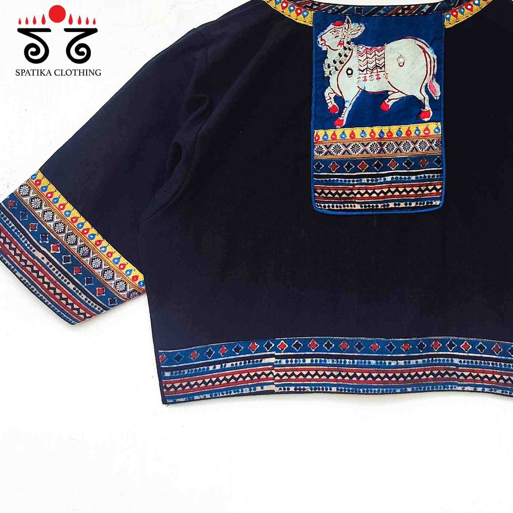 The Pichwai Patchwork Blouse