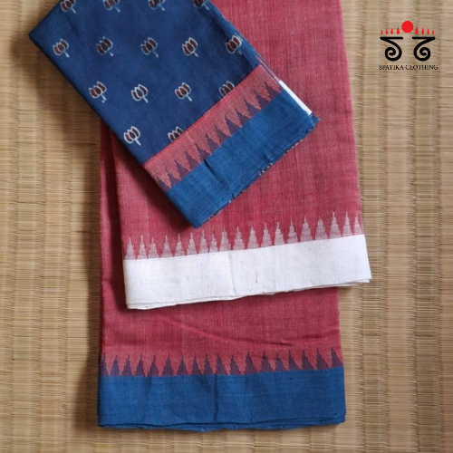 Ponduru Handspun Cotton Saree - With Special Blouse