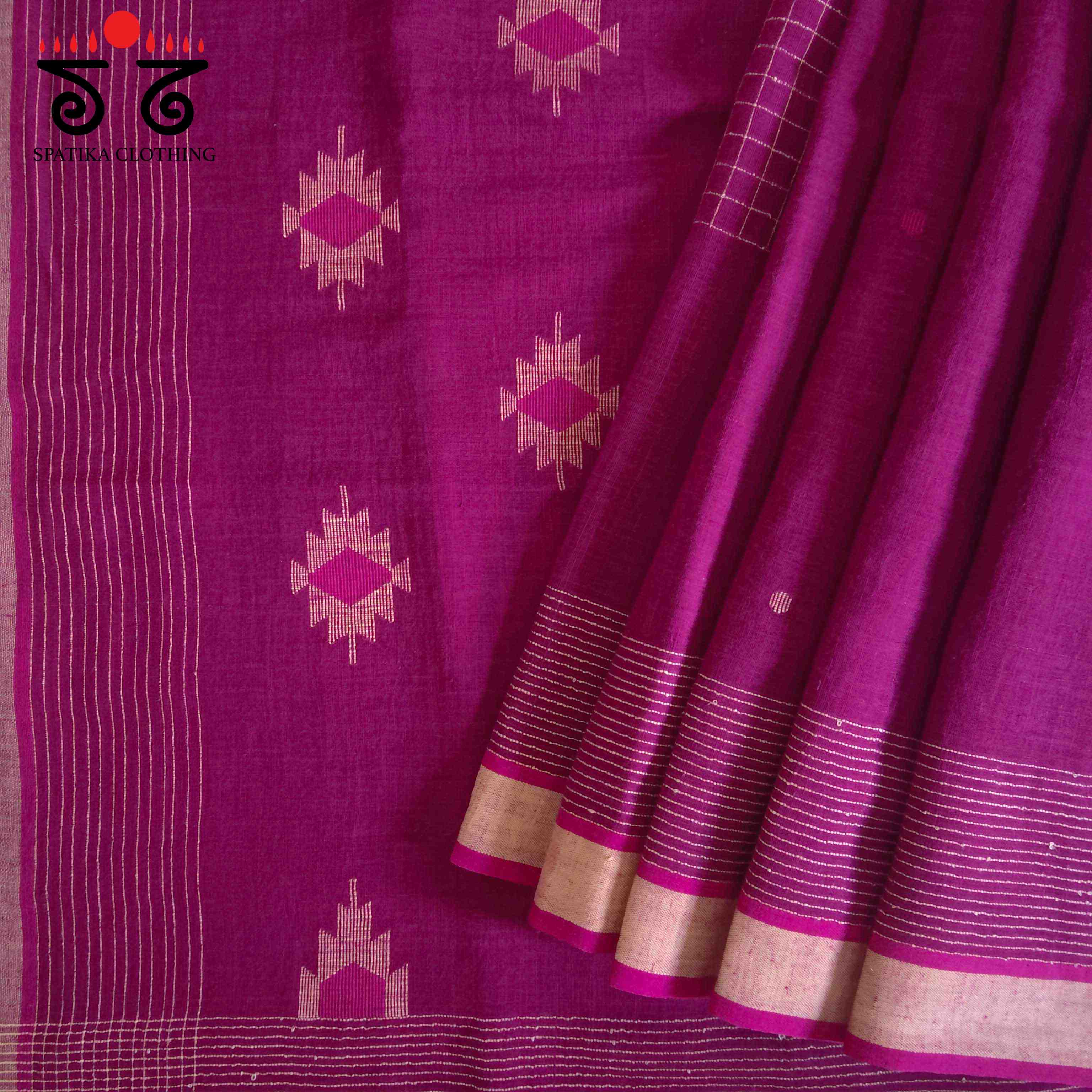 Jamdhani Bengal Cotton Saree