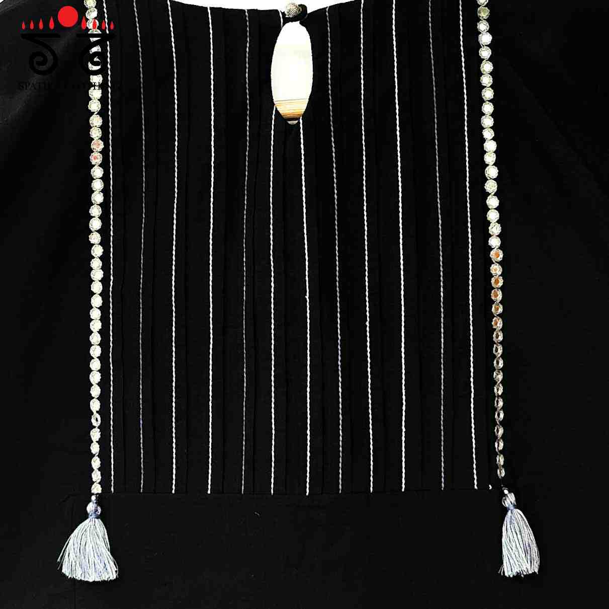 Frilled Mirror- Handcrafted Blouse