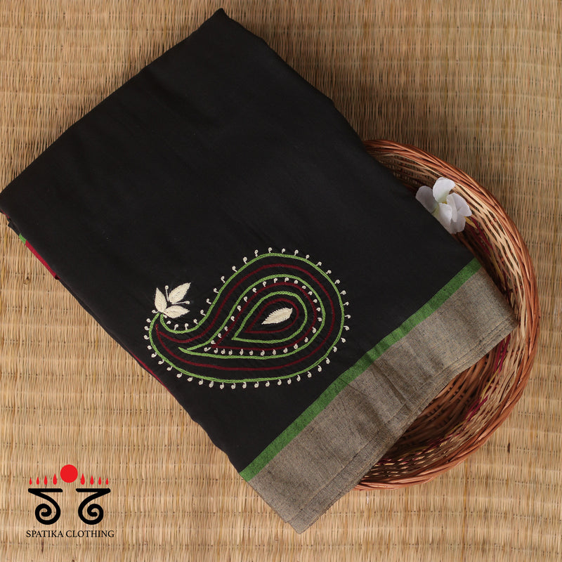 Hand Embroidered Bengal Cotton Saree