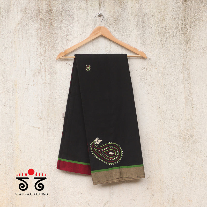 Hand Embroidered Bengal Cotton Saree