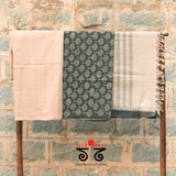 Ponduru - Ajrak Hand Blockprint Fabric Set of 3