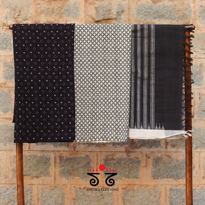 Ponduru - Ajrak Fabric Set of 3