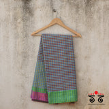 Handwoven Ilkal - Silk Border Saree