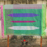 Handwoven Ilkal - Silk Border Saree