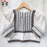 Hand - Embroidered Mirror Work Blouse
