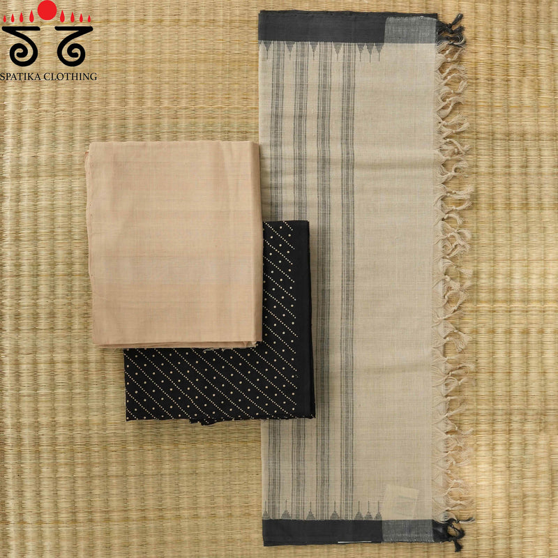 Ponduru - Ajrak  Fabric Set of 3