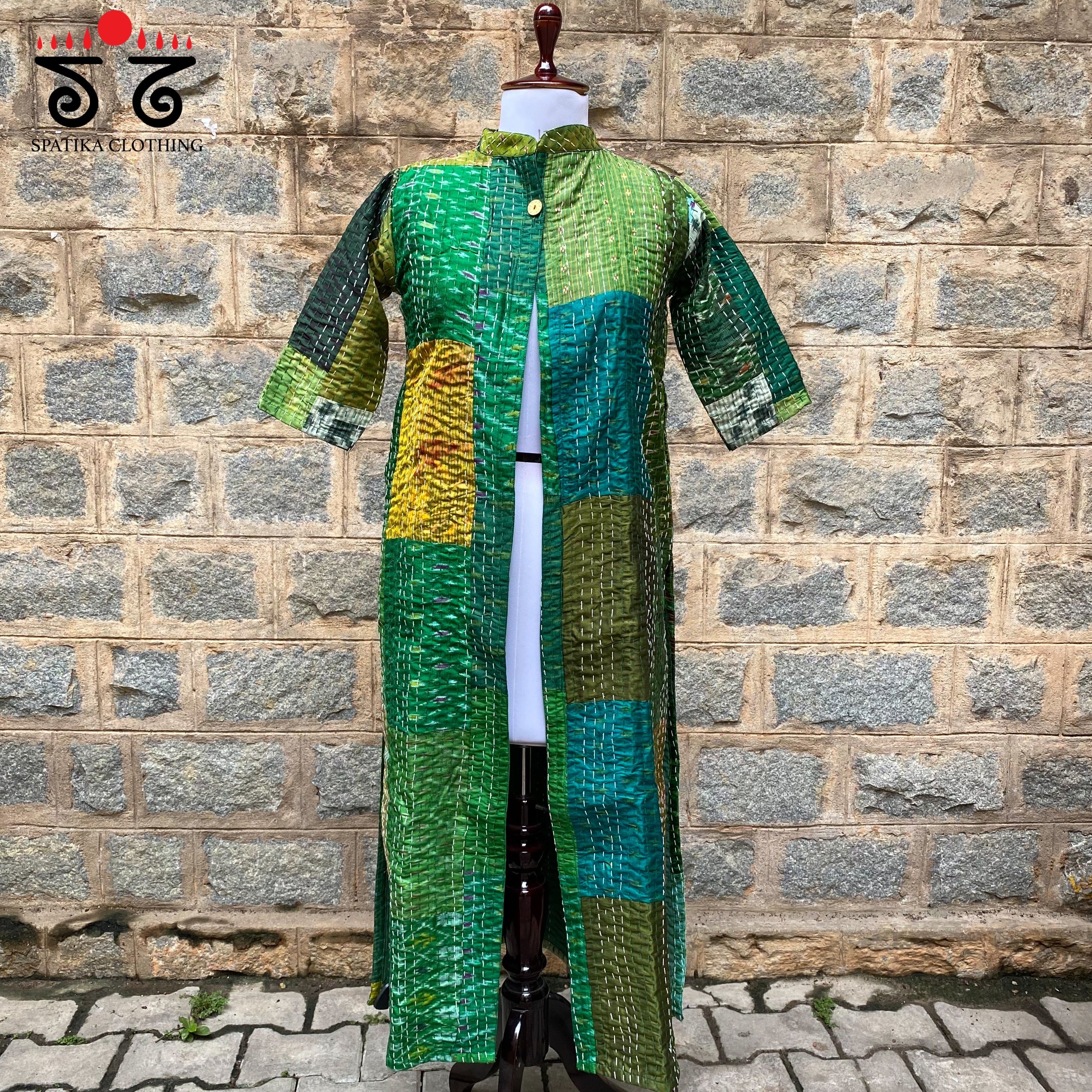 KANTHA & PATOLA QUILTED JACKET
