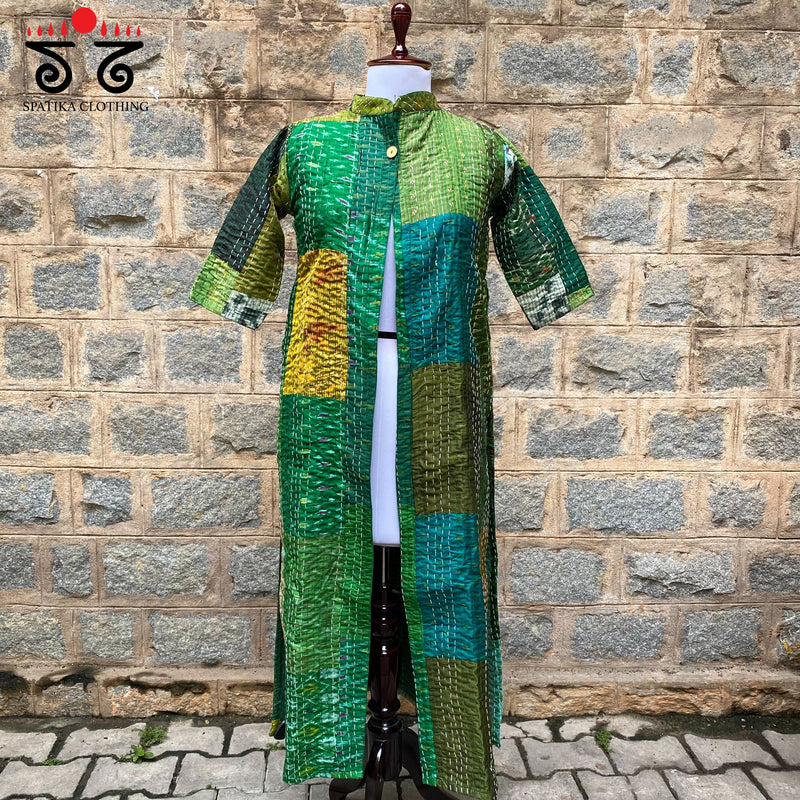 KANTHA & PATOLA QUILTED JACKET