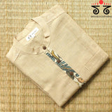 Pen Kalamkari Placket Men's Cotton kurta