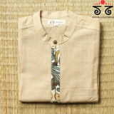 Pen Kalamkari Placket Men's Cotton kurta