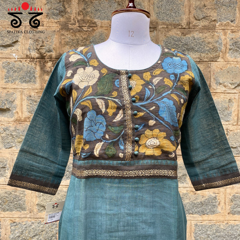 Pen kalamkari Ponduru Cotton Kurta