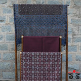 Ajrak Hand - Blockprinted Fabric Set Of 3