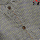 Men's Handwoven Cotton Short Kurta