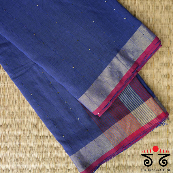 Bengal Cotton Sequins Saree