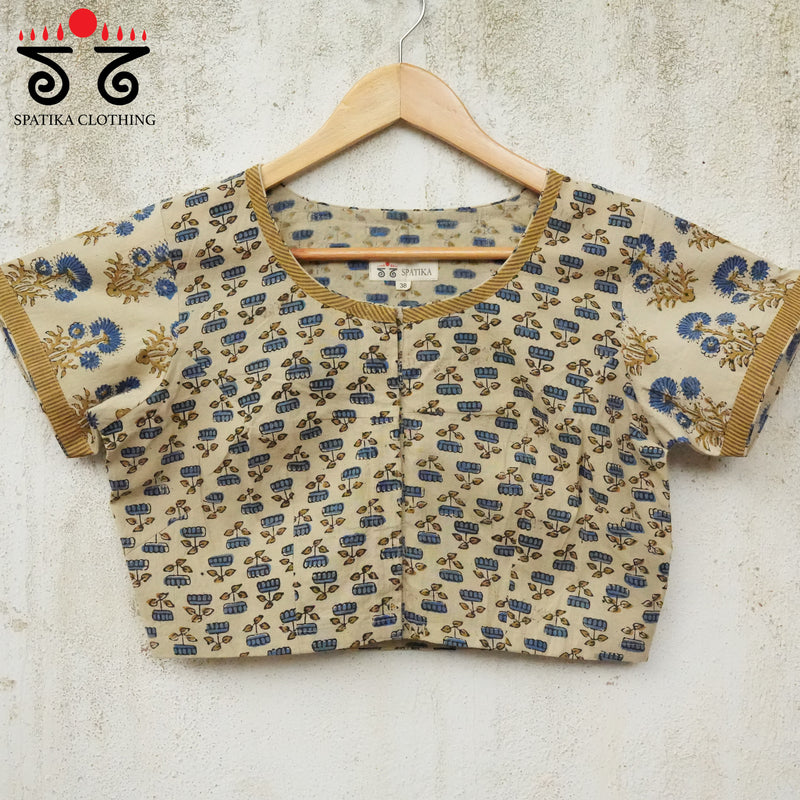 Ajrak Pintucked Blouse