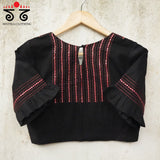 Hand - Embroidered Mirror Work Blouse