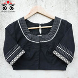 Hand - Embroidered Mirror Work Blouse