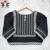 Hand - Embroidered Mirror Work Blouse