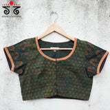 Ajrak Pintucked Blouse