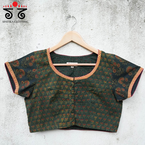 Ajrak Pintucked Blouse