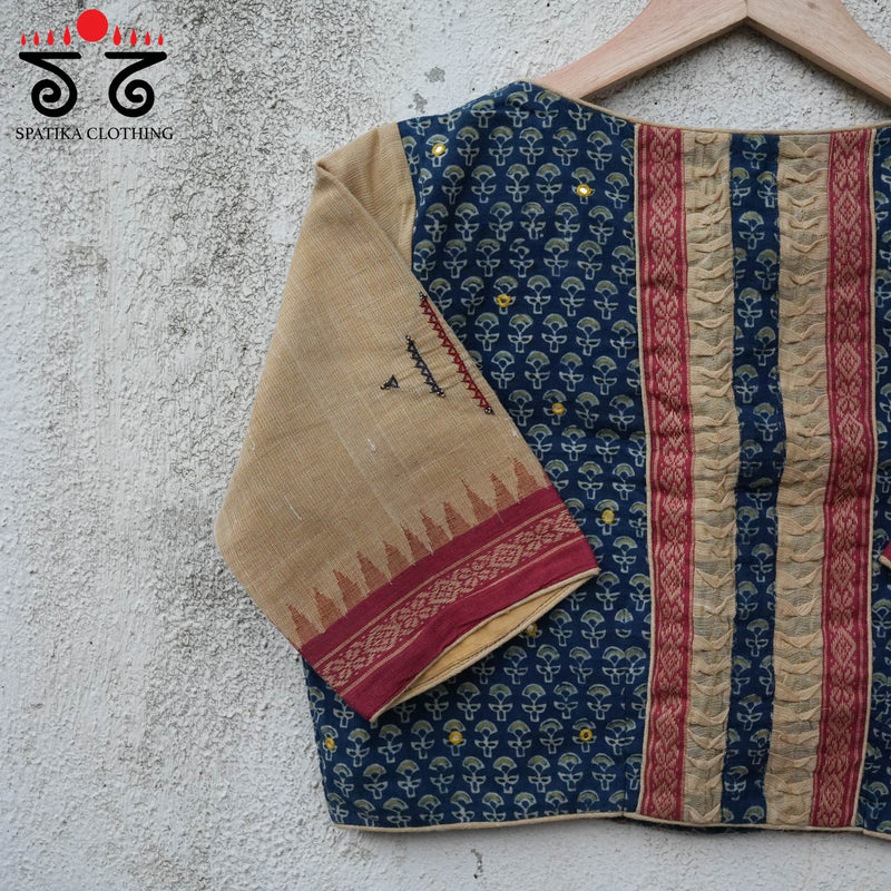Ajrak Smocked Blouse