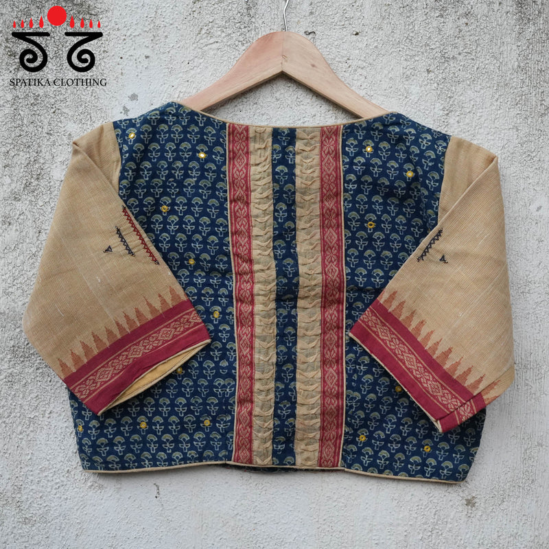 Ajrak Smocked Blouse