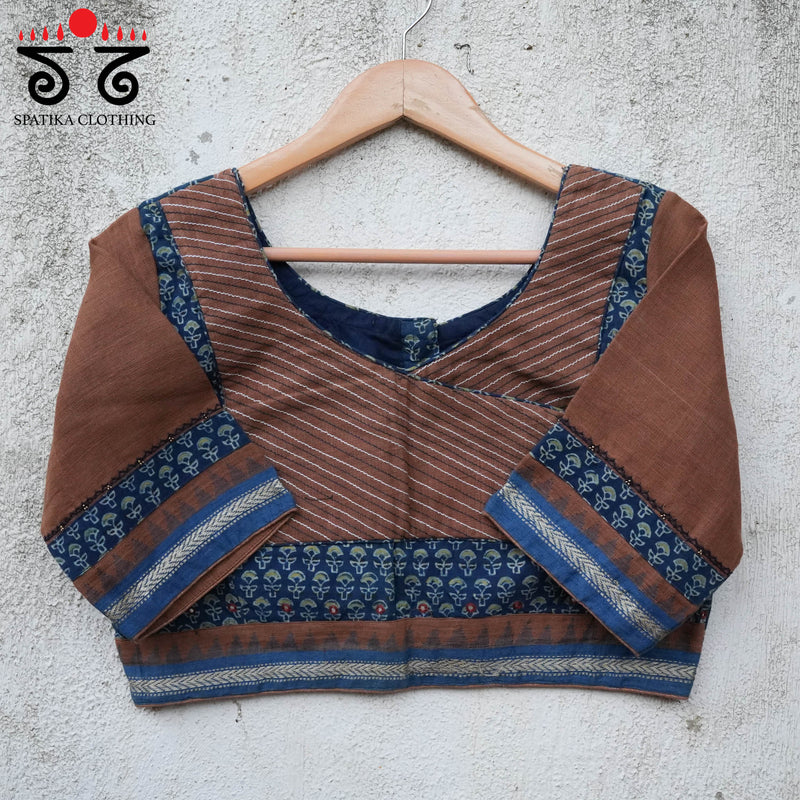 Ponduru Ajrak Hand Blockprinted Blouse