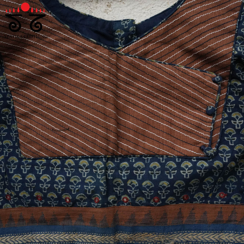 Ponduru Ajrak Hand Blockprinted Blouse