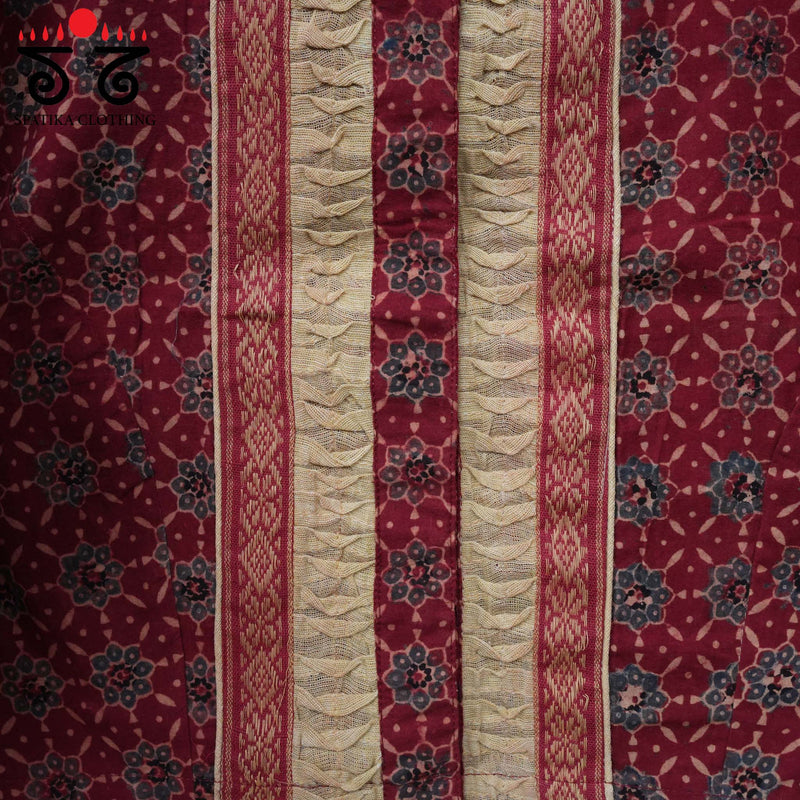 Ajrak Smocked Blouse