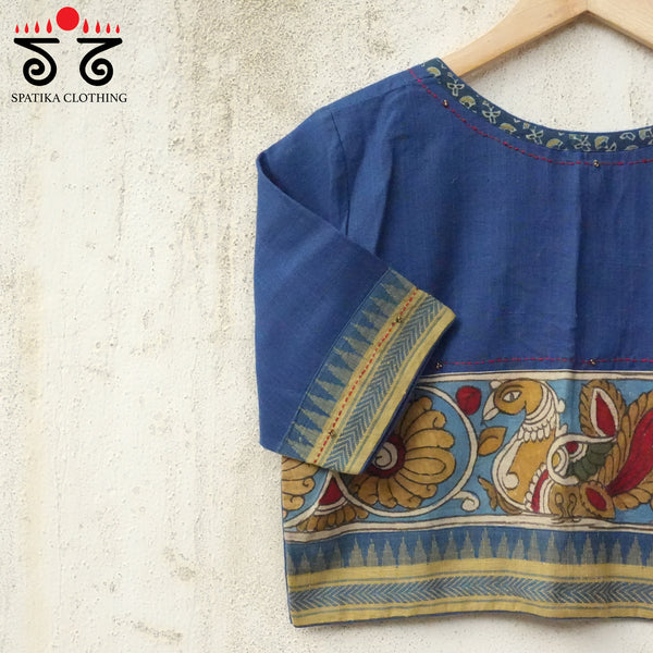Pen Kalamkari Ponduru Blouse