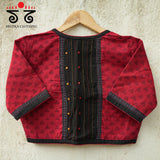 Jamdhani Pintucked Blouse