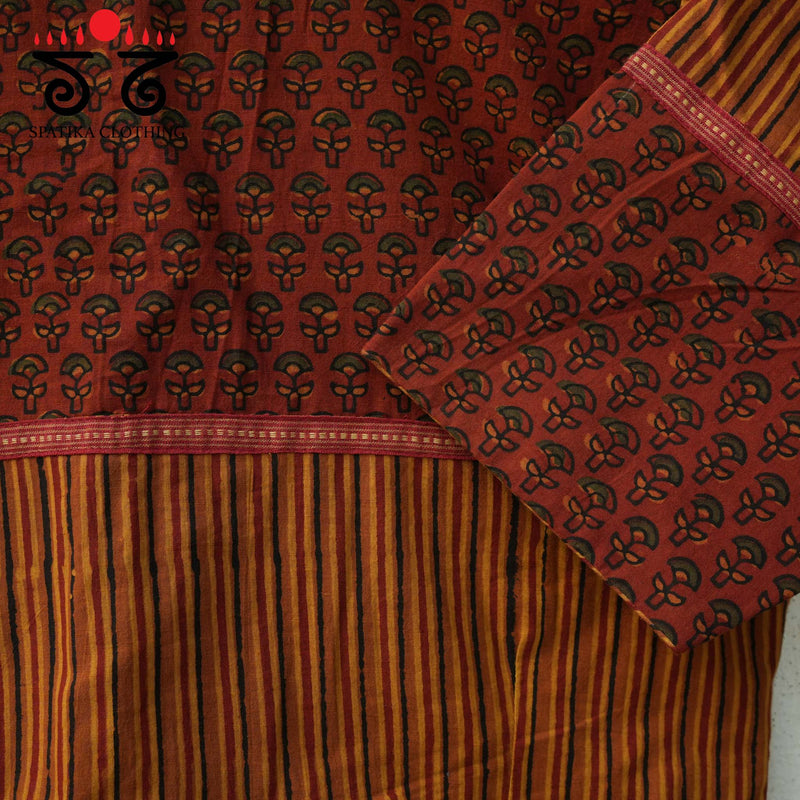 Ajrak Hand Blockprinted Blouse