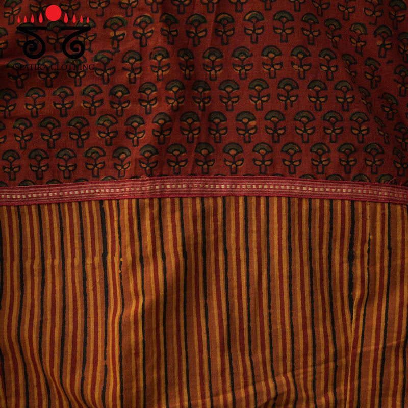 Ajrak Hand Blockprinted Blouse