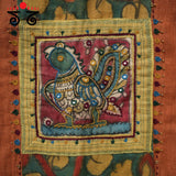 Pen Kalamkari Patchwork Blouse
