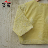 Chikankari Handwoven Cotton Blouse