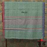 Ponduru Handspun Saree - Ganga Jamuna Border!