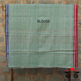 Ponduru Handspun Saree - Ganga Jamuna Border!