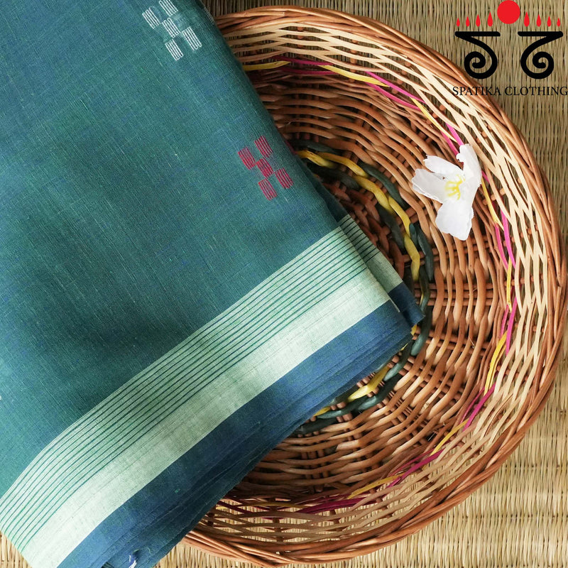 Jamdhani Handwoven Cotton Saree